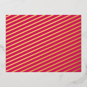 Ontdek de elegantie van roze achtergrond folie feestdagen briefkaart (Voorkant)