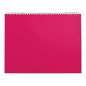 Ontdek de elegantie van roze achtergrond kalender (Hoes)