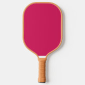 Ontdek de elegantie van roze achtergrond pickleball paddle (Achterkant)