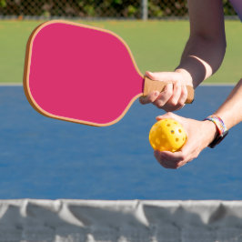Ontdek de elegantie van roze achtergrond pickleball paddle