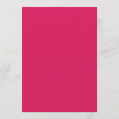 Ontdek de elegantie van roze achtergrond programmakaart (Achterkant)
