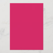 Ontdek de elegantie van roze achtergrond programmakaart (Voorkant)