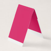 Ontdek de elegantie van roze achtergrond visitekaartje (Voorkant)