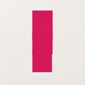 Ontdek de elegantie van roze achtergrond visitekaartje (Binnenkant ongevouwen)