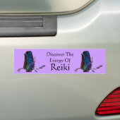 Ontdek de energie van Reiki Bumpersticker (Op auto)