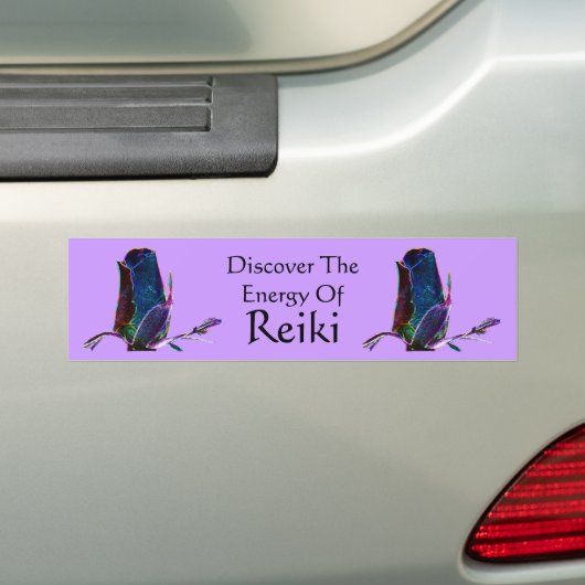 Ontdek de energie van Reiki Bumpersticker (Op auto)