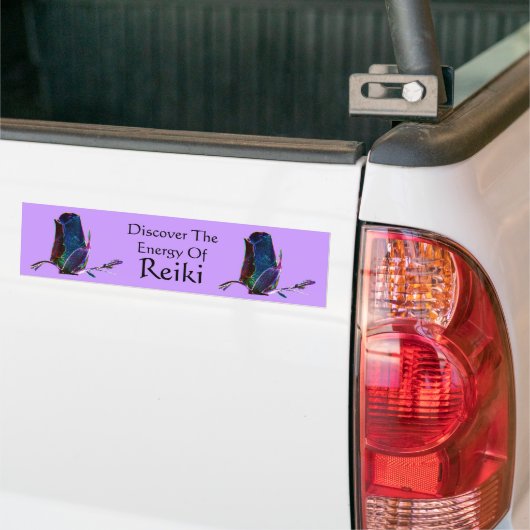 Ontdek de energie van Reiki Bumpersticker (Op Truck)
