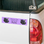 Ontdek De Energie Van Reiki Roos Bumpersticker (Op Truck)
