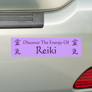 Ontdek de energie van Reiki symbool Bumpersticker
