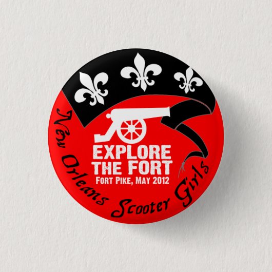 "Ontdek de Fort, mei 2012" Ride Button (Voorkant)