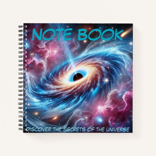 Ontdek de geheimen van het universum notitieboek (Voorkant)