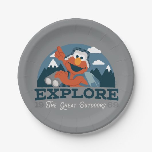 Ontdek de geweldige buitenlucht papieren bordje (Voorkant)