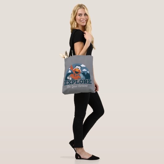 Ontdek de geweldige buitenlucht tote bag (Op model)