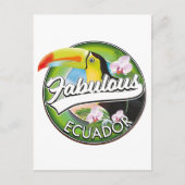 Ontdek de geweldige Ecuador-logo Briefkaart (Voorkant)