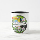 Ontdek de geweldige Ecuador-logo Mok (Midden)