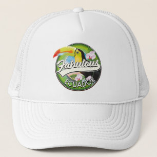 Ontdek de geweldige Ecuador-logo Trucker Pet
