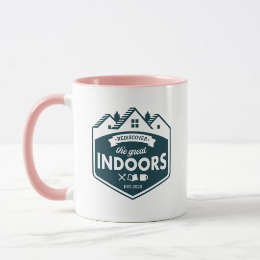 Ontdek de Grote Binnenshuis opnieuw Mok (Links)