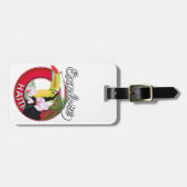 Ontdek de Haïtiaanse logo-patch. Bagagelabel (Voorkant horizontaal)