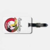 Ontdek de Haïtiaanse logo-patch. Bagagelabel (Achterkant horizontaal)