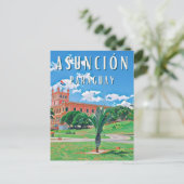 Ontdek de hoofdstad van Paraguay Asunción Briefkaart (Staand voorkant)