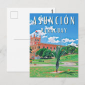 Ontdek de hoofdstad van Paraguay Asunción Briefkaart (Voorkant / Achterkant)