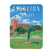 Ontdek de hoofdstad van Paraguay Asunción Magneet (Verticaal)