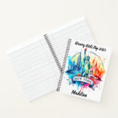 Ontdek de iconische skyline en bezienswaardigheden notitieboek (Binnen)