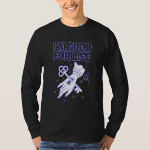 Ontdek de I'm Good for Life Open Hand Illustrato T-shirt
