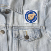 Ontdek de kracht van massage vierkante button 5,1 cm (In situ)