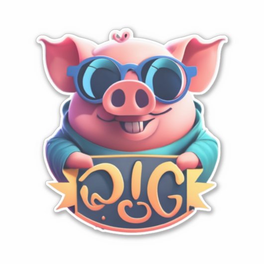 Ontdek de Kunst van Sticker Crafting met Varkensst (Voorkant)