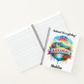 Ontdek de levendige attracties van Arkansas Notitieboek (Binnen)