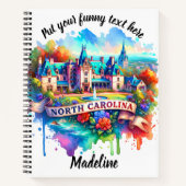 Ontdek de levendige bezienswaardigheden van NC Notitieboek (Voorkant)