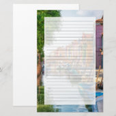 Ontdek de levendige charme van Burano Briefpapier (Voorkant / Achterkant)