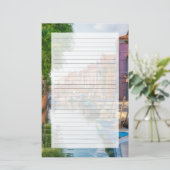 Ontdek de levendige charme van Burano Briefpapier (Staand voorkant)