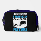 Ontdek de levendige diepten van de oceaanwereld toilettasje (Voorkant)