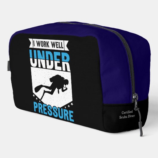 Ontdek de levendige diepten van de oceaanwereld toilettasje (Rechterhoek)