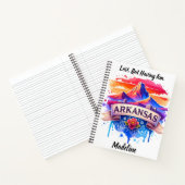 Ontdek de levendige landschappen van Arkansas Notitieboek (Binnen)