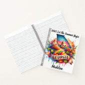 Ontdek de levendige landschappen van Georgië Notitieboek (Binnen)