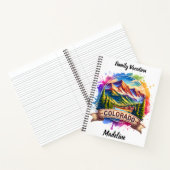 Ontdek de levendige schoonheid van de bergen van C Notitieboek (Binnen)