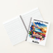 Ontdek de levendige schoonheid van de landschappen notitieboek (Binnen)