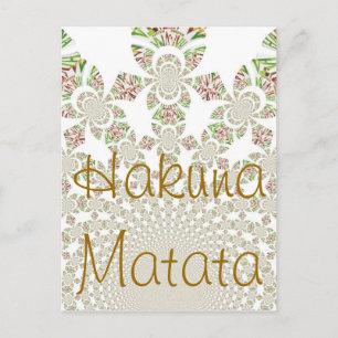 Ontdek de magie van Gepersonaliseerd Hakuna Matata Briefkaart
