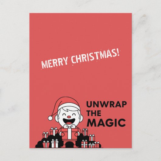 Ontdek de Magische Kerst Briefkaart (Voorkant)