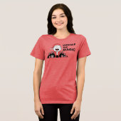 Ontdek de Magische Kerst Tri-Blend Shirt (Voorkant volledig)