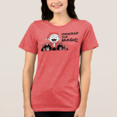 Ontdek de Magische Kerst Tri-Blend Shirt (Voorkant)