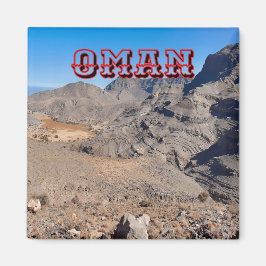 Ontdek de majestueuze landschappen van Oman Magneet