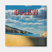 Ontdek de majestueuze schoonheid van Oman Magnet (Voorkant)