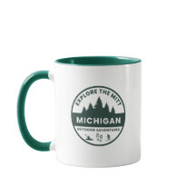 Ontdek de Mitt, Michigan koffie Mok