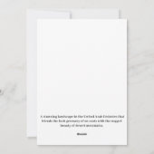 Ontdek de oase feestdagenkaart (Achterkant)