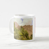 Ontdek de oase koffiemok (Voorkant links)