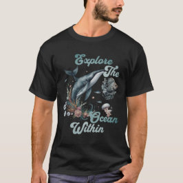 Ontdek de oceaan in de oceaan - Ocean Life Art T-shirt
